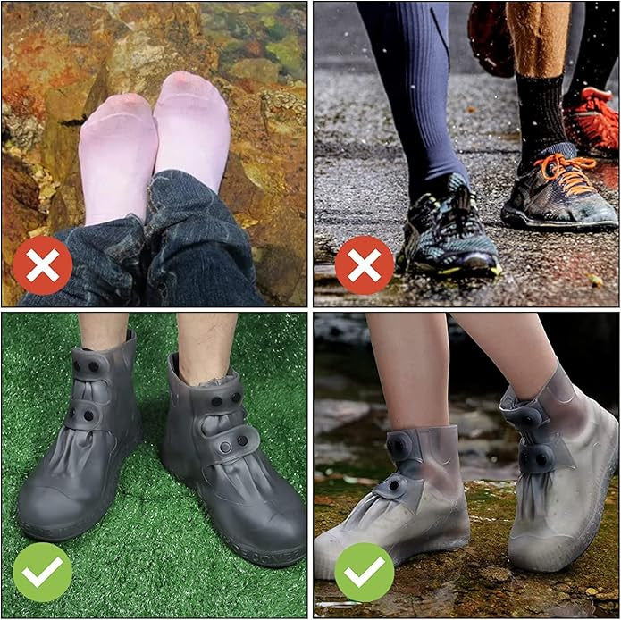 Waterproof Silicone Rain Boot Cover for Shoes - Waterproof Shoe Protector