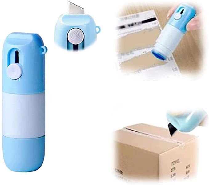 Portable 2-in-1 Thermal Paper Correction Fluid with Unboxing Knife