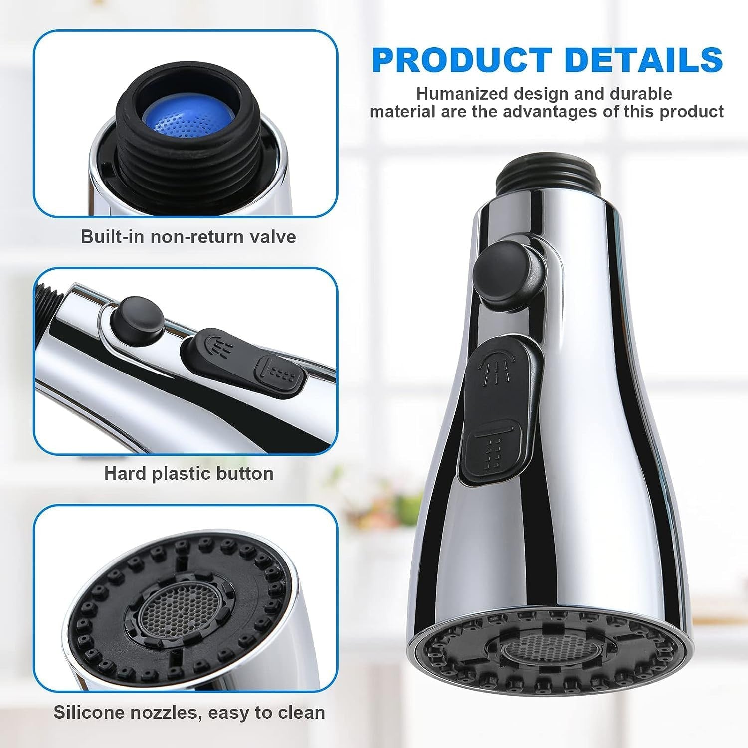 360° Movable Turbo Sink & Shower Faucet with 3 Modes & Water Saving