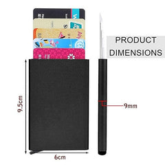 ATN Slim RFID Credit Card Holder & Card Case for Secure Storage