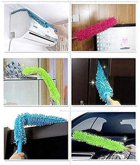 Extendable Microfiber Fan & Home Dusting Brush for Ceiling, Floor & Car
