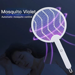 Rechargeable Electric Mosquito Racket - Portable Fly Swatter