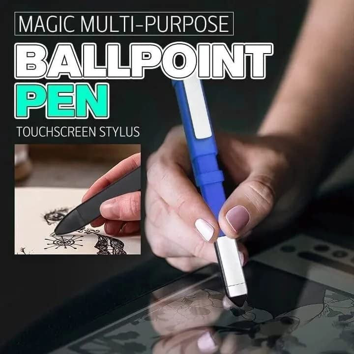 4-in-1 Tech Pen: Phone Holder, Stylus, Screwdriver & Laser