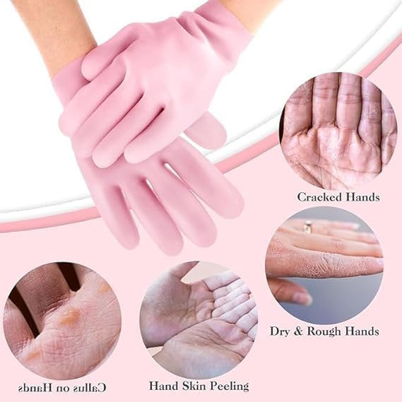 Silicone Moisturizing Gloves for Soft, Hydrated Skin