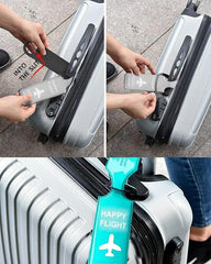 Silicone Travel ID Label & Luggage Tag - Durable & Easy to Spot