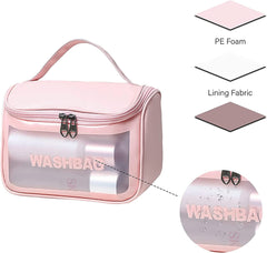 Large Multi-Functional Wash & Makeup Bag for Toiletry Storage