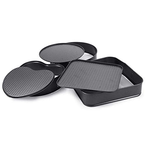 Multi-Shape Non-Stick Springform Cake Mould Set for Baking