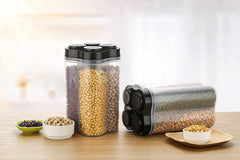 SIXFIRE 4-in-1 Square Food Storage Container Set, Airtight & BPA-Free