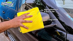 40x40 Microfiber Car Cleaning Towel - Ultra Absorbent & Soft