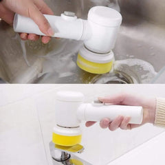 5-in-1 Electric Spin Scrubber for Bathroom & Kitchen Cleaning