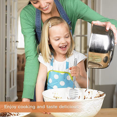 SS Spring Egg Beater & Milk Whipper - Easy to Clean, Durable, Versatile