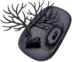 Deer Tree Jewelry Organizer Stand with Storage Tray