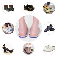 Blue Gel Heel Insole Protector Pad for Shock Absorption & Comfort