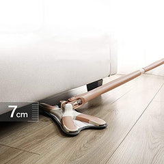 Heavy X Shape Flat Mop with Self-Wringing Microfiber Pads for Easy Floor Cleaning