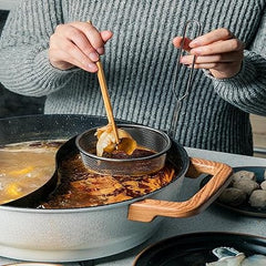 Food Strainer Noodle Basket with Handle – Mesh Filter for Cooking