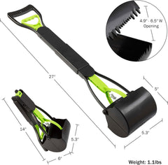 Portable Foldable Dog Poop Scooper with Ergonomic Handle
