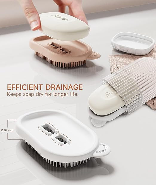 2-in-1 Travel Soap Case & Holder, Leakproof, Compact & Durable