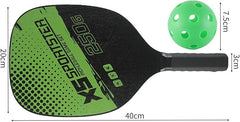 Premium Pickleball Racket Set with 2 Paddles and 4 Balls