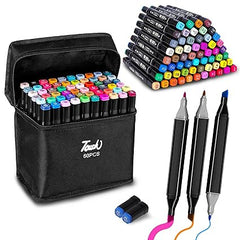 60-Piece Marker Pen Set for Art and Craft Projects