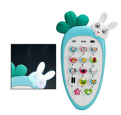 Baby Smart Phone Toy with Soft Silicone Rattle & Educational Features