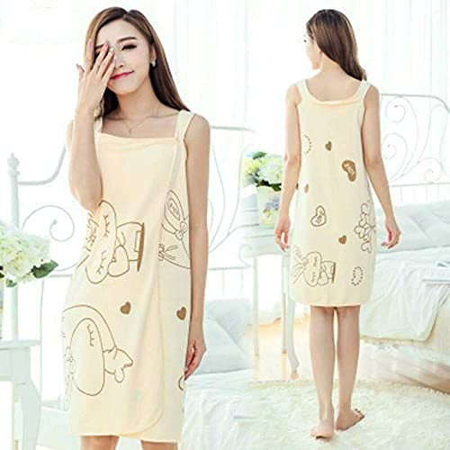 Elegant Microfiber Wearable Bath Towel for Women - 1 Pc