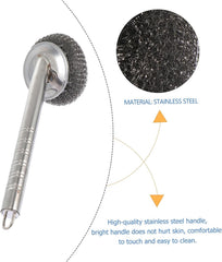 40-70 Character Product Name: Durable Stainless Steel Dish Scrubber Set with Steel Ball Brushes