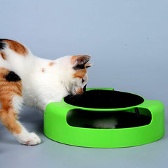 Interactive Cat Toy with Catch the Mouse & Scratch Pad for Engaged Play