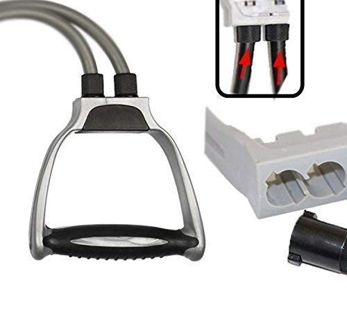 Double Resistance Toning Tube with Handles for Full-Body Fitness