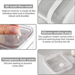 Yogurt Filter for Dahi and Dairy Straining 1100ml