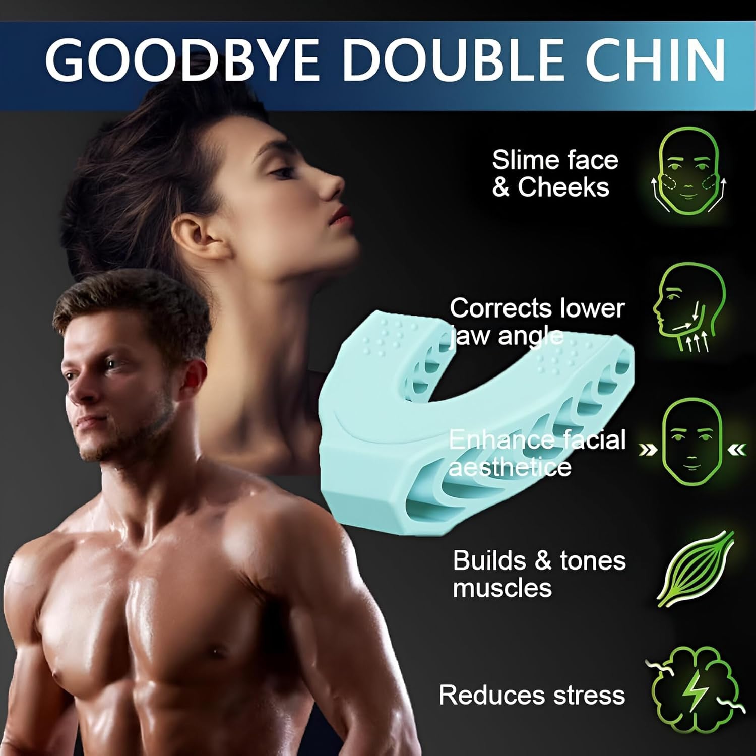 New Jaw Exerciser for Face Slimming & Neck Toning
