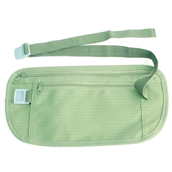 Travel Money Belt Bag with Waist Pouch Wallet Holder