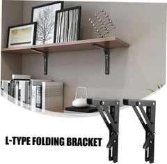 20cm Metal Folding Shelf Bracket Wall Mount for Shelving