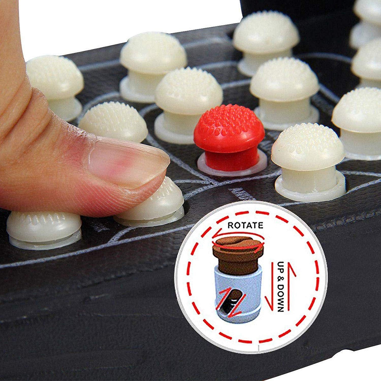 Adjustable Yoga Slippers with Acupressure & Magnetic Therapy for Foot Relief
