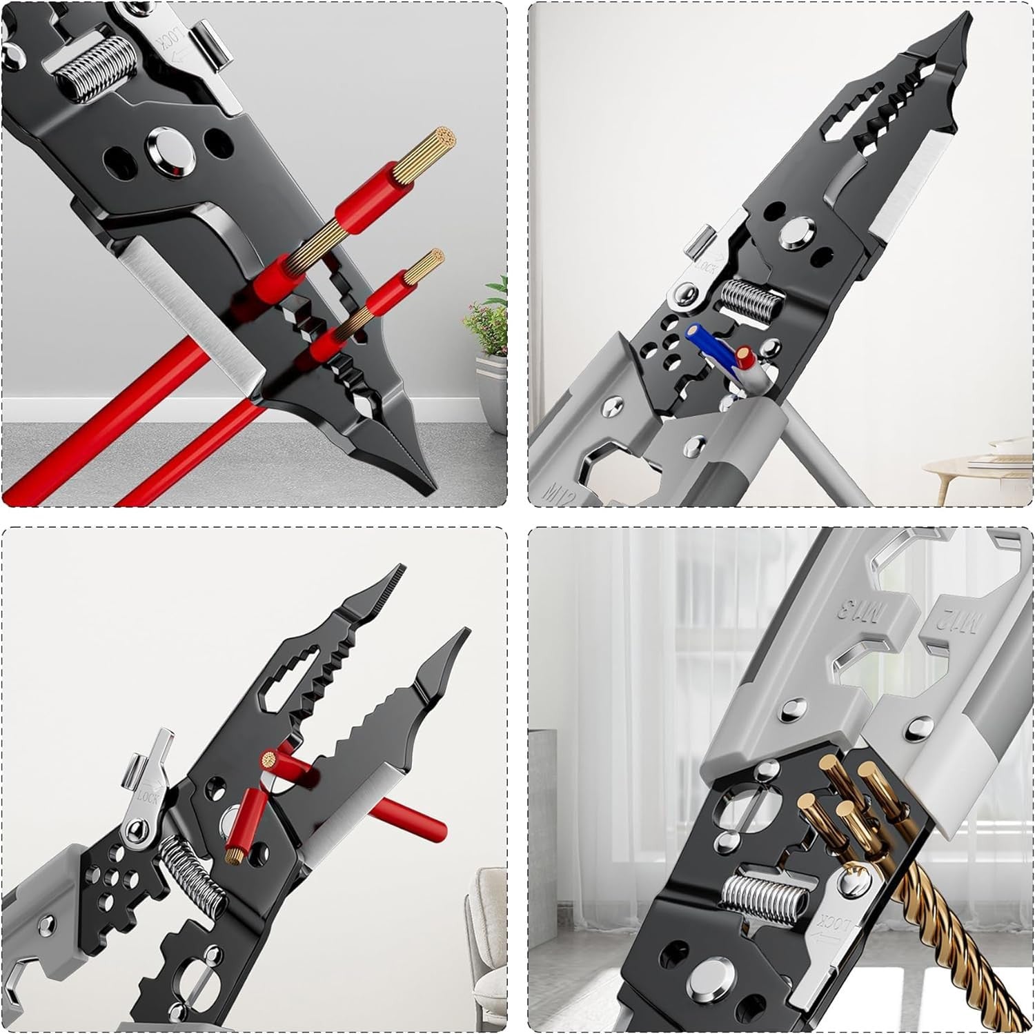 Multifunction Wire Stripper Tool for Cutting and Electrical Work