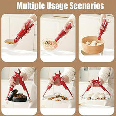 2-in-1 Hot Bowl Holder & Gripper Clip for Secure Serving