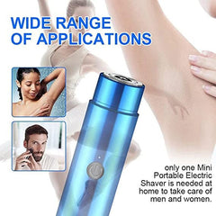 Mini Portable Electric Shaver - Cordless, Waterproof, Travel-Friendly
