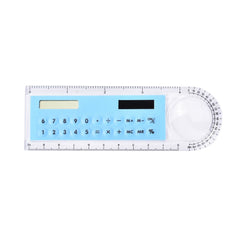 Mini Solar Calculator with 10cm Ruler and Transparent Screen