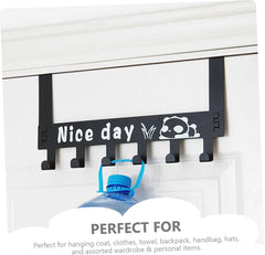 Heavy Duty Door Hook Hanger with Punch-Free Design for Space Saving