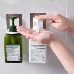 2Pcs Waterproof Self-Adhesive Shower Gel Hooks for Bathroom Storage