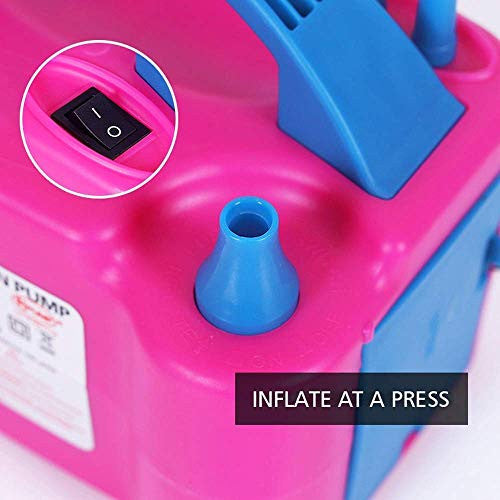 High Power Electric Balloon Pump with 2 Nozzles for Fast Inflation