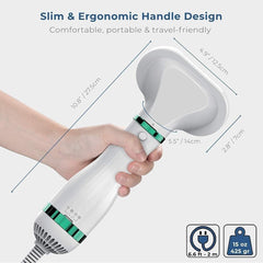 Pet Grooming Dryer & Brush Combo for Small & Medium Dogs and Cats