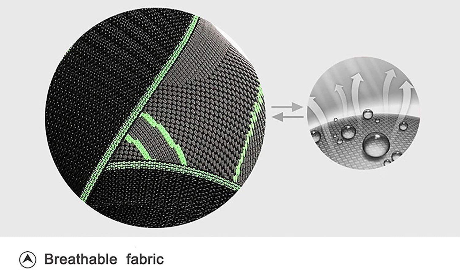 Elastic Compression Knee Sleeve for Support and Stability