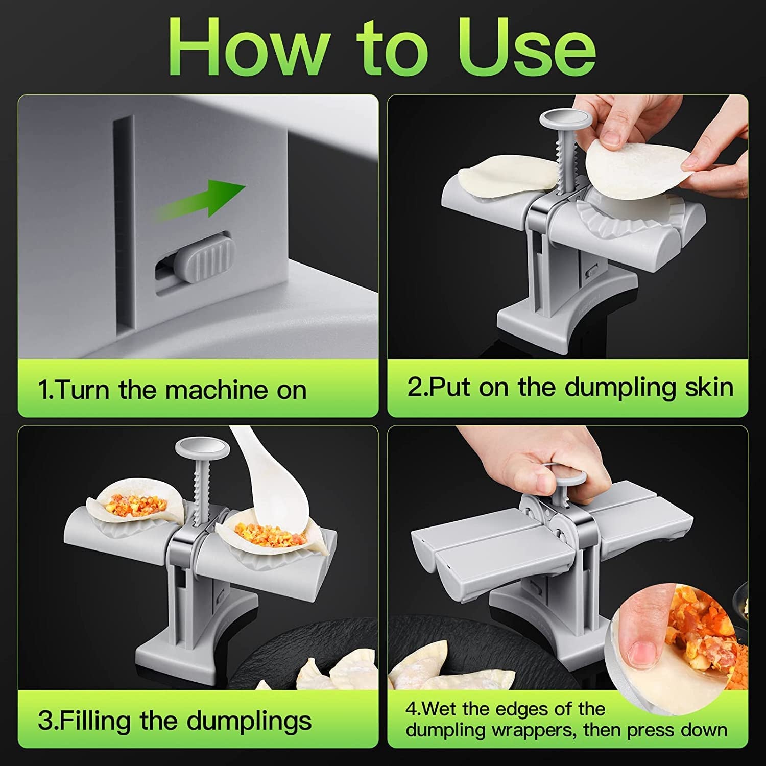 2-in-1 Stainless Steel Dumpling & Ravioli Maker Mold