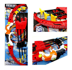 Kids Archery Bow and Arrow Toy Set with Suction Cup Arrows and Target
