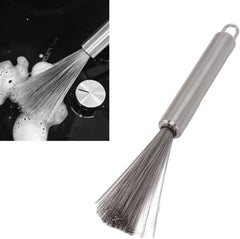 Stainless Steel Kitchen Scrubber Brush for Pans and Surfaces