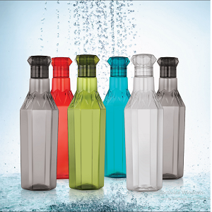 Aquastar 1L BPA-Free Plastic Water Bottle for Kids & Adults
