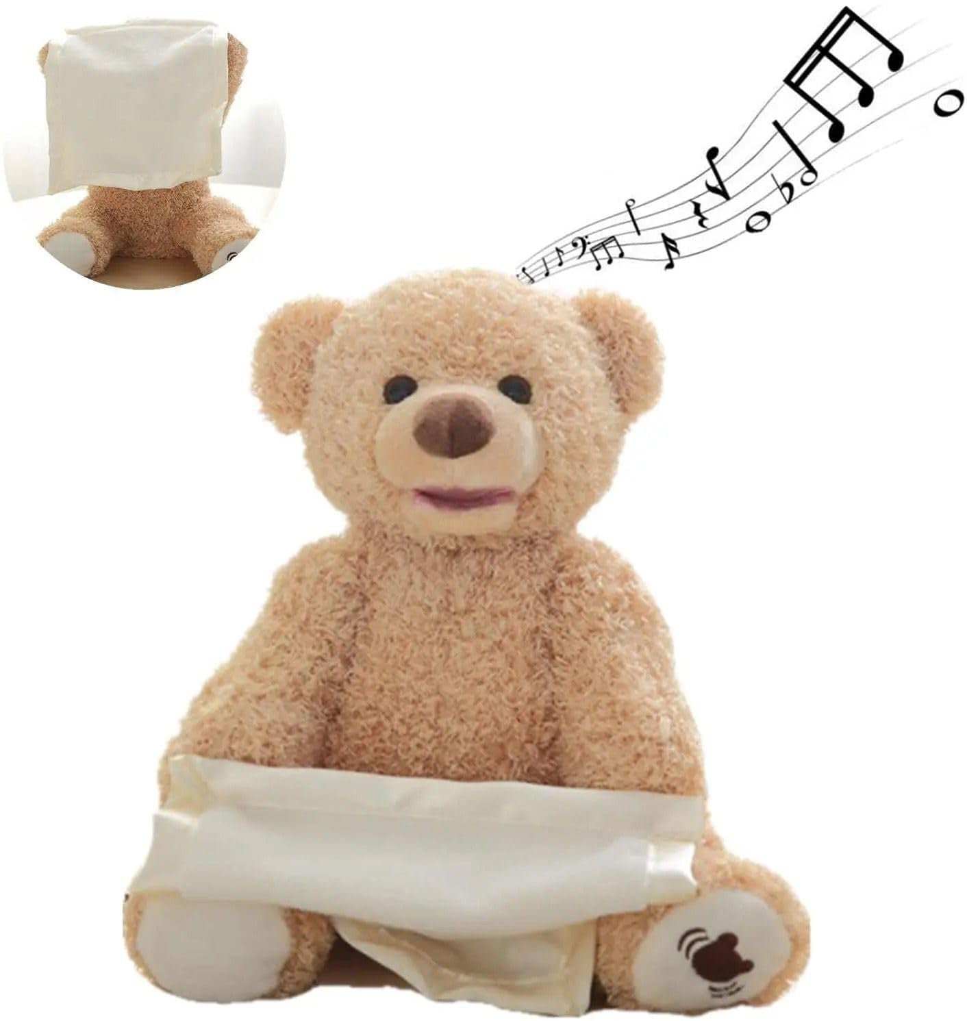 Peek-A-Boo Teddy Bear Toy for Kids