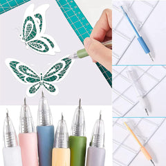 Craft Pen Cutter - Precision Crafting Tool with Durable ABS & Tungsten Blade - 1 Pc