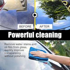 Car Glass Oil & Water Spot Remover - Windshield & Surface Cleaner