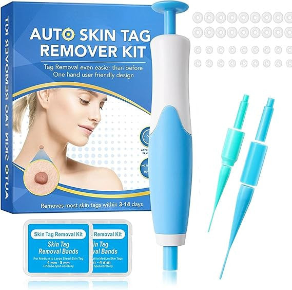 Painless 2-in-1 Auto Skin Tag Remover Kit for Safe, Easy Removal